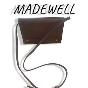 MADEWELL The Morgan Crossbody Bag, NWT, Brown Leather